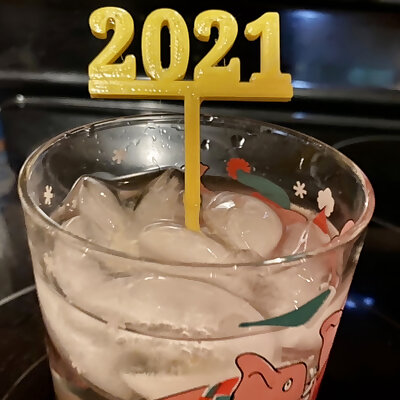 2021 Party by yourself Picks and Swizzle Sticks