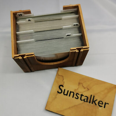 Kingdom Death Sun Stalker Card Box