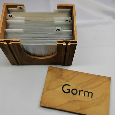 Kingdom Death Gorm Card Box