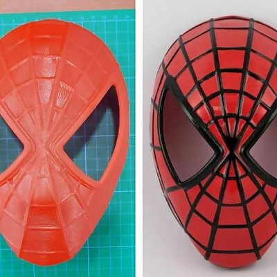 Spiderman Half Mask