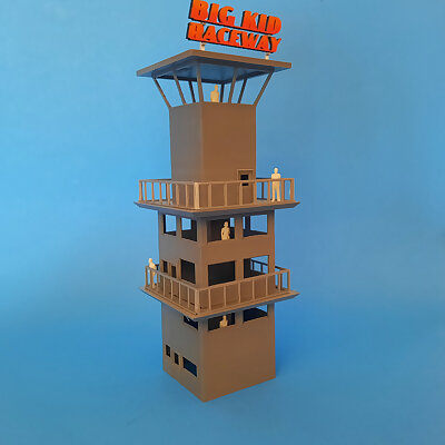 HO Scale Racetrack Control Tower