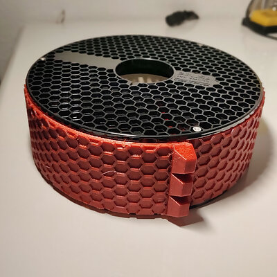Stackable Recycled Filament Spool Container