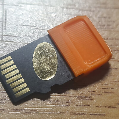MicroSD card grip