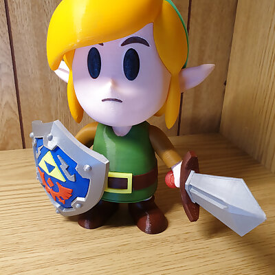 Link from Links Awakening game Multicolored