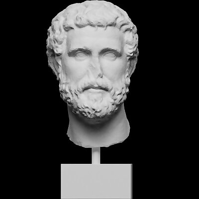 Roman marble head of a man