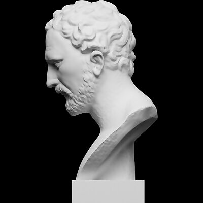 Portrait of Demosthenes Athenian Statesman