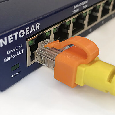 Ethernet  RJ45 Secure clip repair broken tab