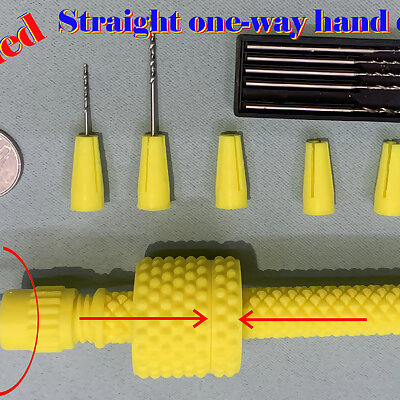 Upgrade straight oneway manual hand drill