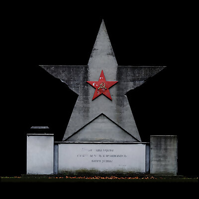 Memorial for fallen Soviet soldiers