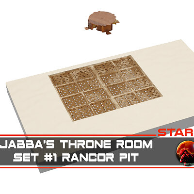 Jabbas Throne Room  Rancor Pit Set 1