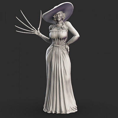 Lady Dimitrescu  Resident Evil Village  Tall Vampire Mother
