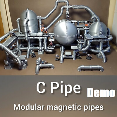 C Pipe Demo  Modular magnetic pipes