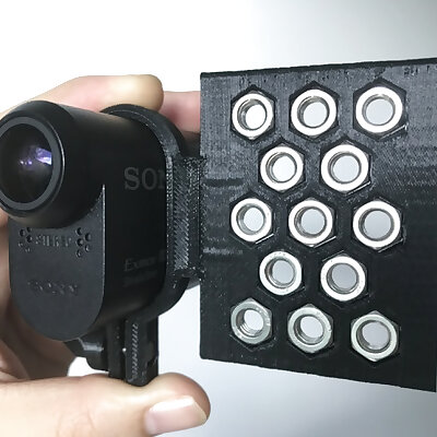 Flat Mount Adapter for Sony Action cam AS30V for DJI Zhiyun Feiyu Mobile Gimbal