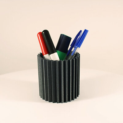 Turbine Pencil Holder Desk Organizer Vase Mode