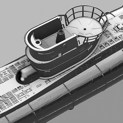 Das Boot  RC Uboot type VII C hull 148