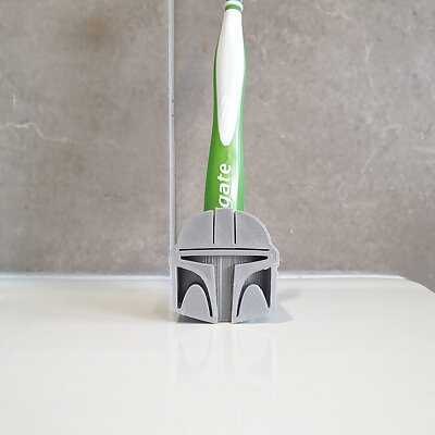 Mandalorian toothbrush holder