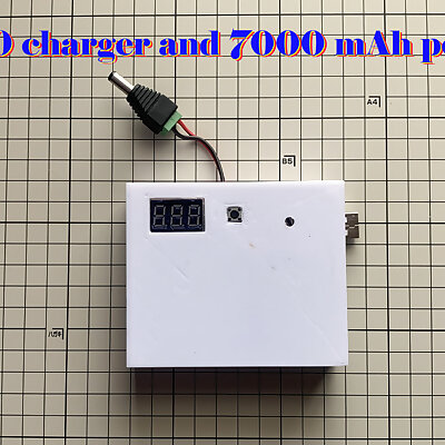 18650 recharger and 7000 mAh power bank
