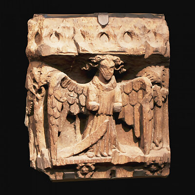 Medieval wood carving