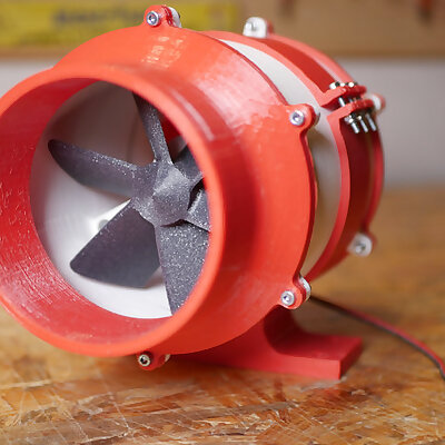 3D Printed Duct Fan With 775 Motor