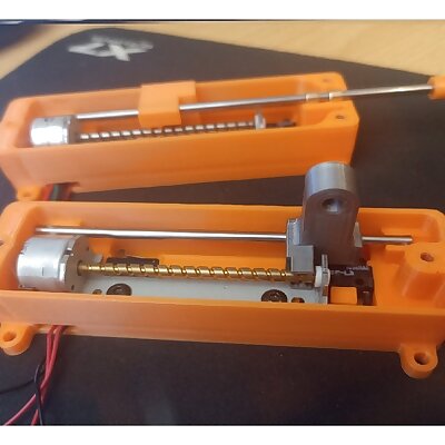 Optical drive linear actuator V2  with integrated limit switches
