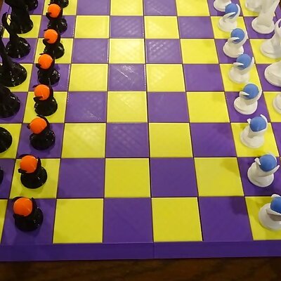 Chess Board  4 Section