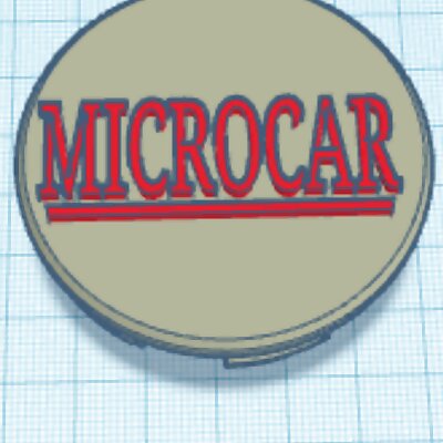 Microcar wheel cap