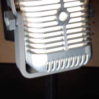 Retro Microphone Lamp