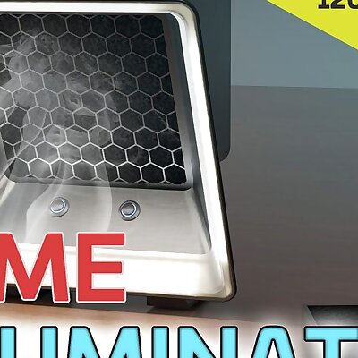 Fume Illuminator and Fume Extractor for 120mm PC fan