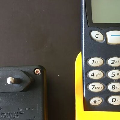 Nokia 5110 wallmount with charger attachment