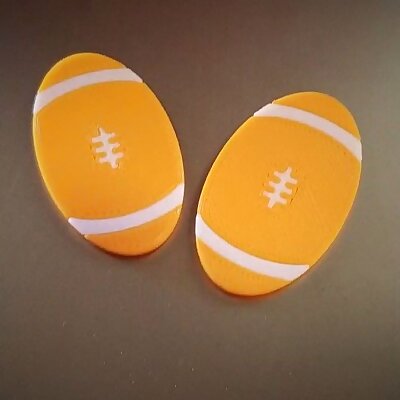 Football playing pieces for Flick Football game