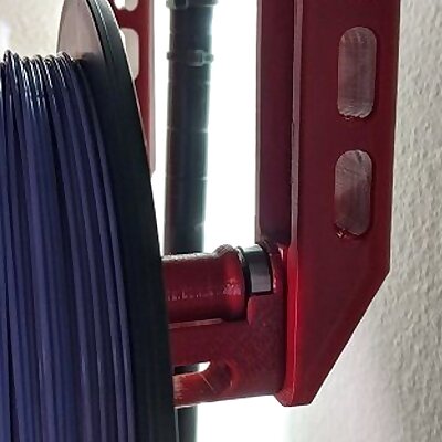 Wire shelf hanging spool holder for Filler spool holder