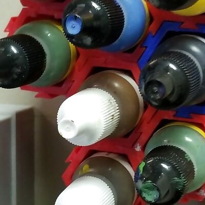 Paint bottle storage modular