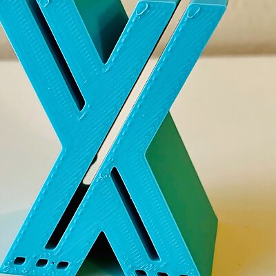 3D Alphabet  Letter X