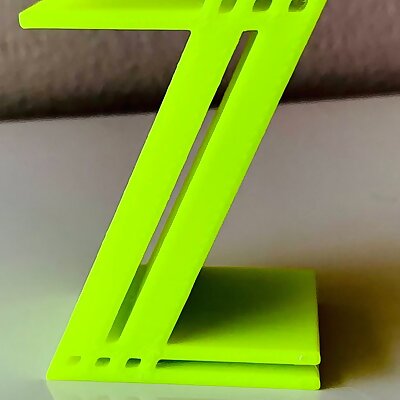 3D Alphabet  Letter Z