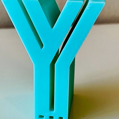 3D Alphabet  Letter Y