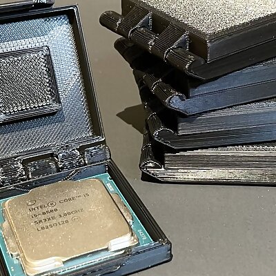 Intel CPU Clamshell Case LGA 1200 1151 1150 1155 PrintInPlace