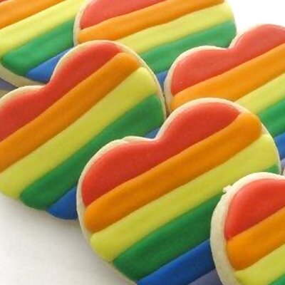 Rainbow Heart Cookie Cutter