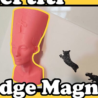 Nefertiti Fridge Magnet