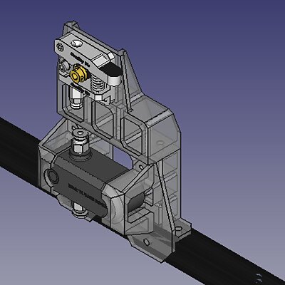 Ender 3 Top Mount ExtruderBTT Filament Sensor v2 brackets