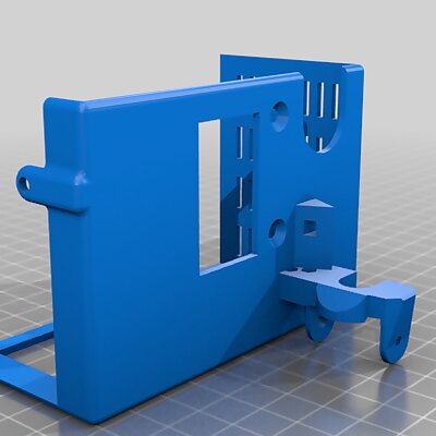 Mingda D2 Extruder cover with cable Chain adapter