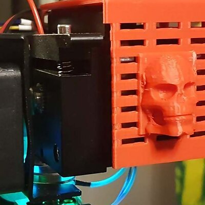 Mingda D2 Extruder 12 cover Now with more Skull