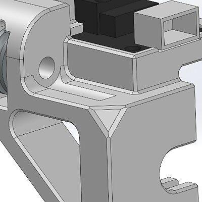 Ender 3 Filament guide  runnout sensor holder side spool