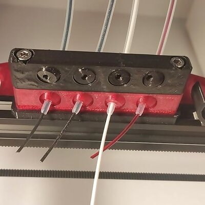 AR filament splitter modular print in place