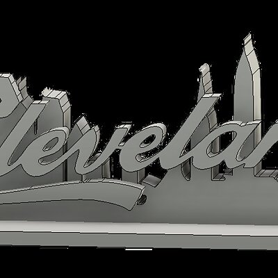 Cleveland Logo with City Silouette
