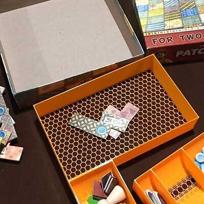 Patchwork Board Game Insert Lightweight