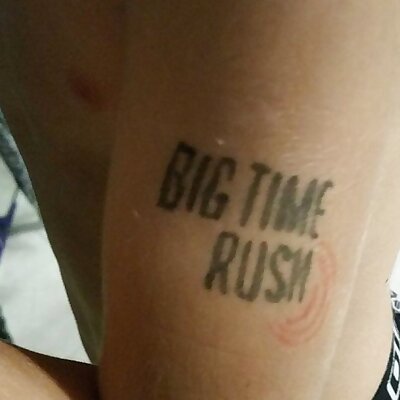 Big Time Rush Tatoo Stencil
