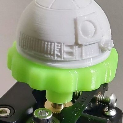 Ender 3 extruder wheel knob with removable R2D2 head