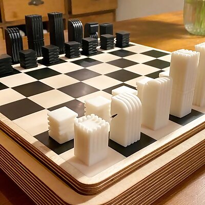 Minimalist Chess Pieces
