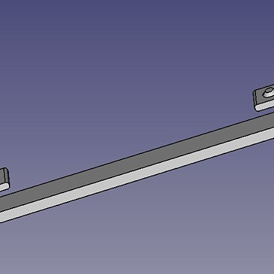 Simple feet  wall mount system for Raspberry Pi