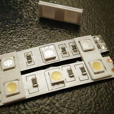Tiny clips for parallel LED strips